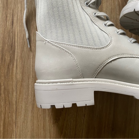 Sam Edelman Lydell Combat Boot Grey size 7.5 - Picture 5 of 9